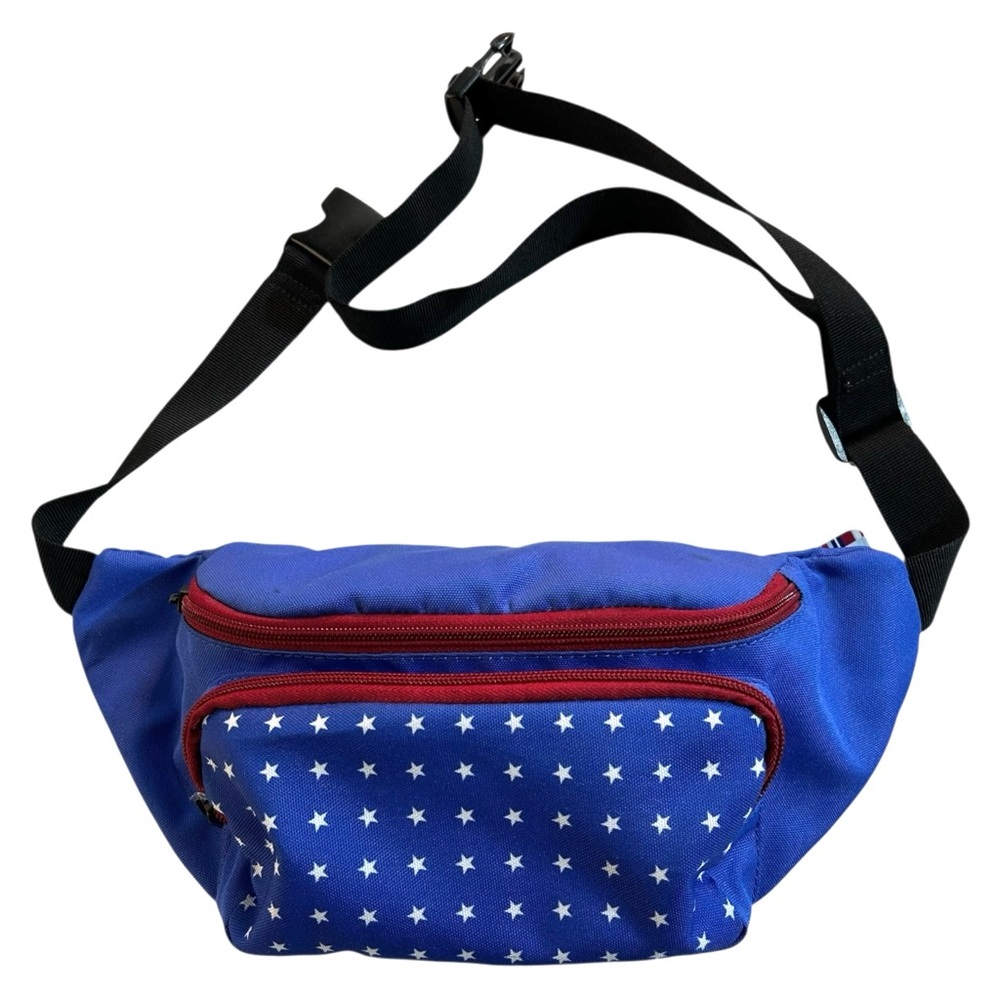 Wemco Sling Fanny Hip Pack Waist Bag Hip Pouch Americana Patriotic Flag July 4th